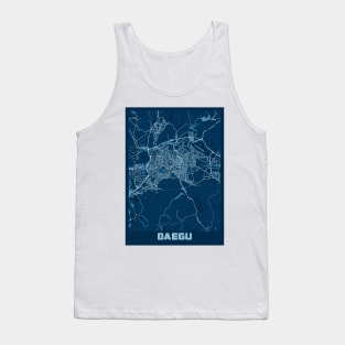 Daegu - South Korean Peace City Map Tank Top